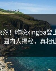 查看太突然！昨晚xingba登上杏吧app下载，圈内人揭秘，真相让人瞠目